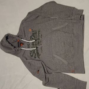 Gray and camo super dry hoodie size xl